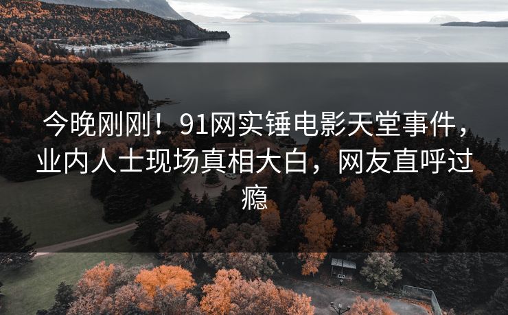 今晚刚刚！91网实锤电影天堂事件，业内人士现场真相大白，网友直呼过瘾