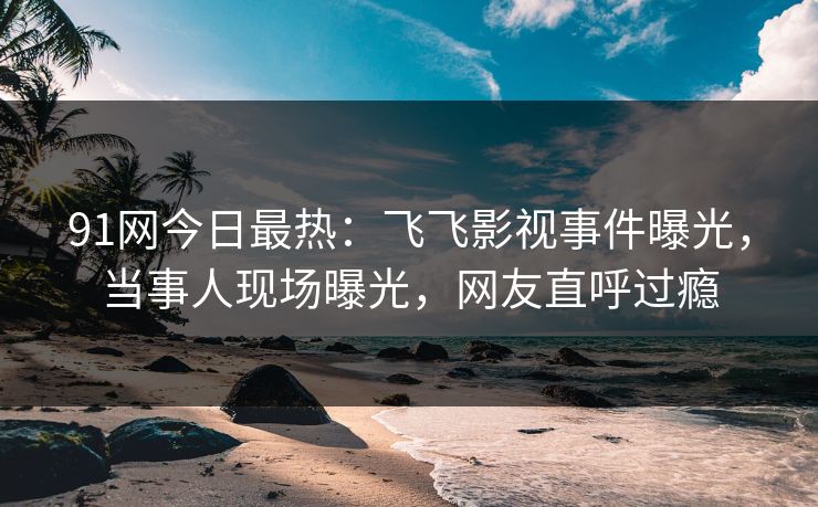91网今日最热：飞飞影视事件曝光，当事人现场曝光，网友直呼过瘾